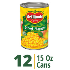 Del Monte mango in extra light syrup is ready to use for quick meals.