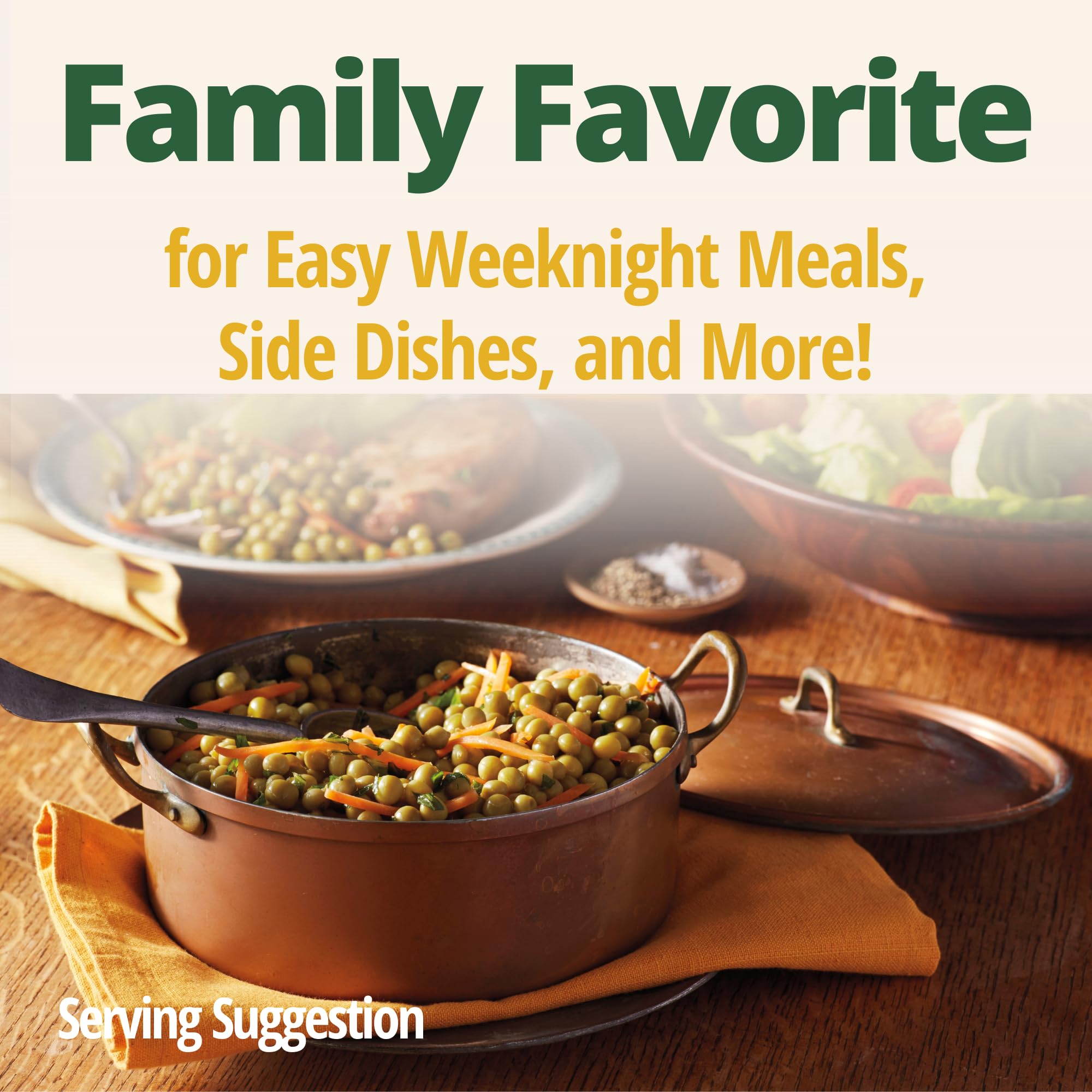 Non-BPA packaging keeps pantry storage convenient and safe.