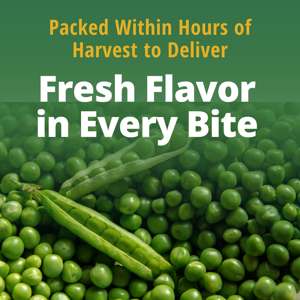 Pantry-friendly Del Monte peas for easy weeknight meal prep.