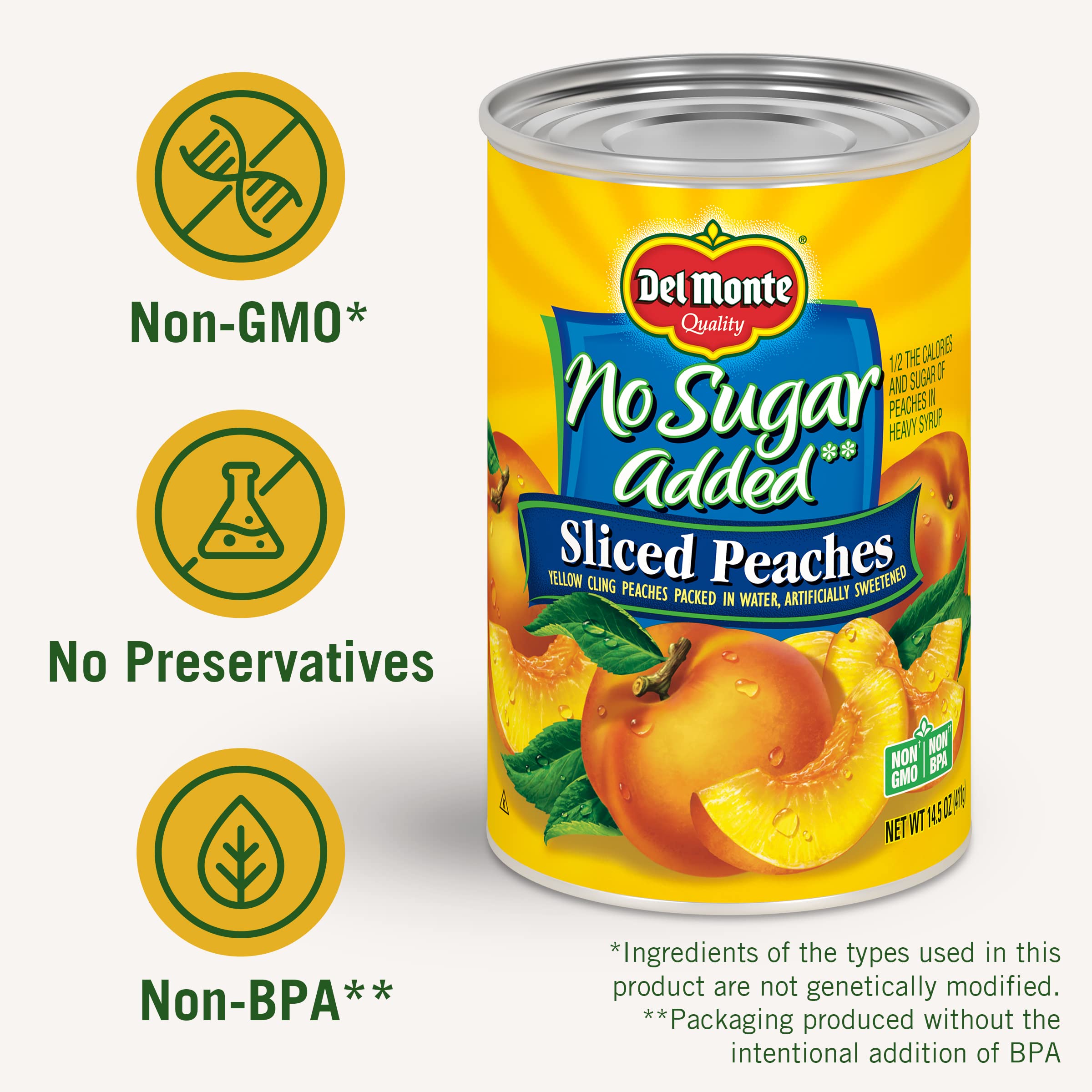 Del Monte peach pie filling idea with sliced peaches