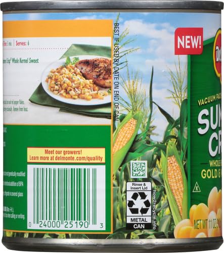 Bright golden and white kernels showcase peak freshness.