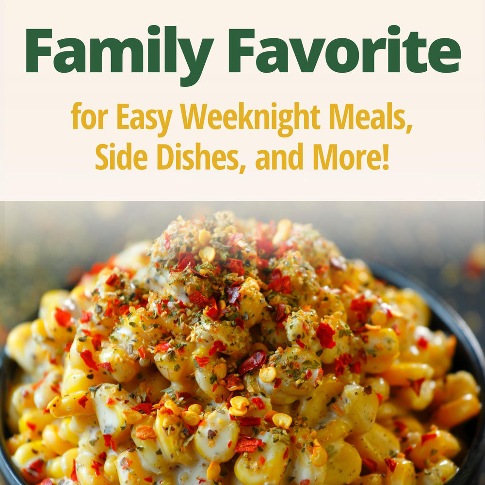 Del Monte Summer Crisp White Shoepeg Corn pack of 12 emphasizes family-sized convenience.