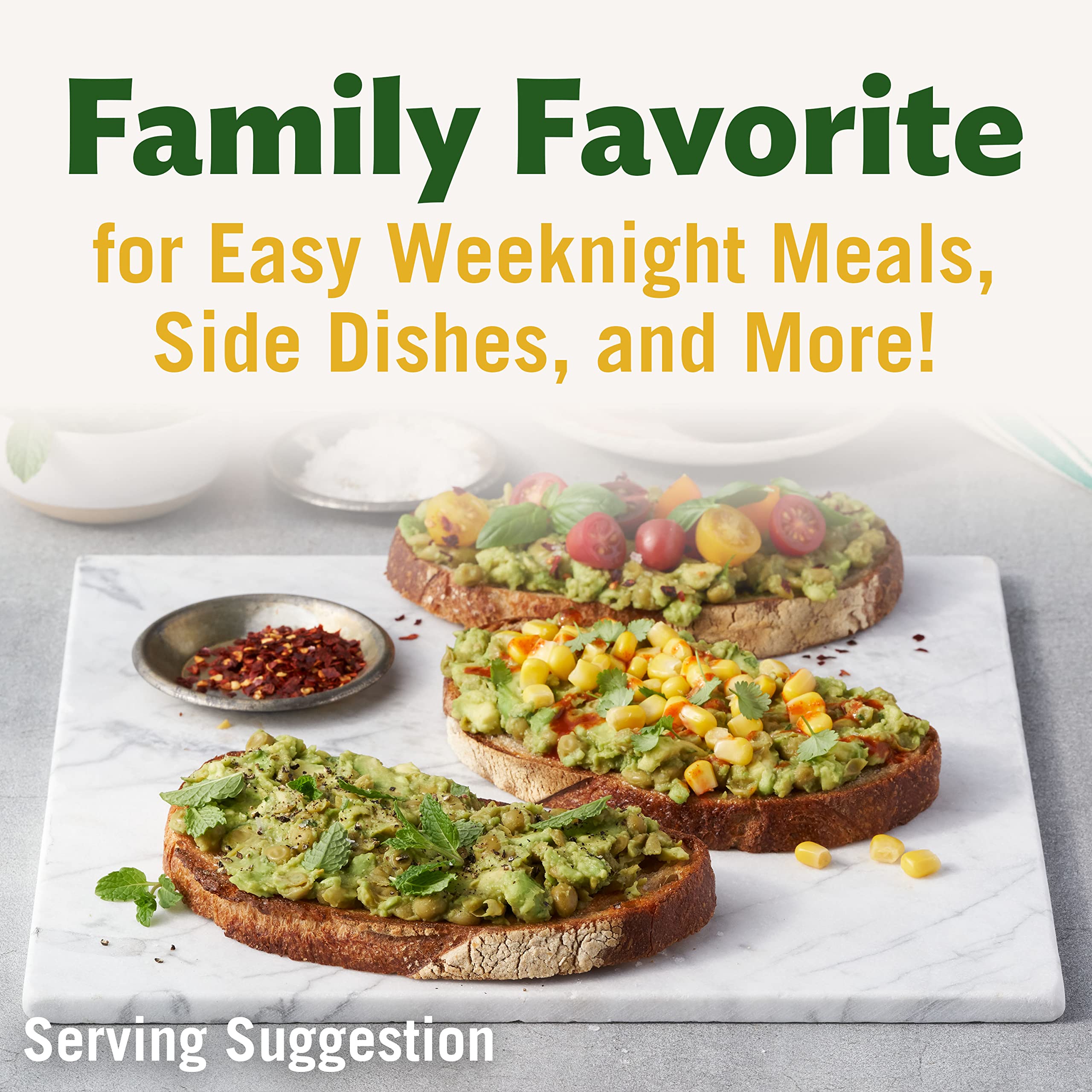 Del Monte packaging made in the United States for consistency.