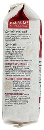 DeLallo bronze-die extruded farfalle for superior sauce-hugging texture.