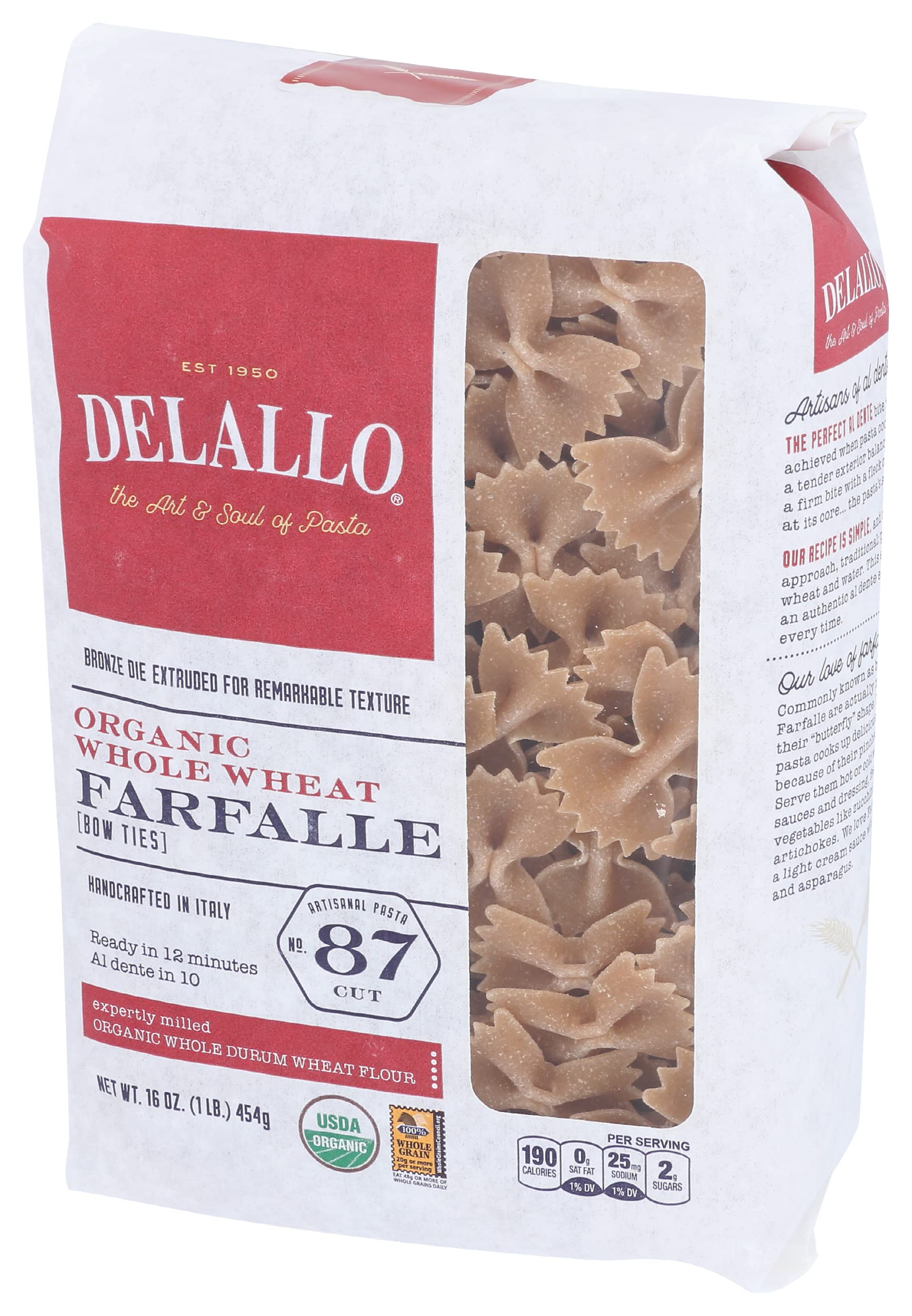 DeLallo pasta with tomato basil sauce for versatile weeknight dinners.