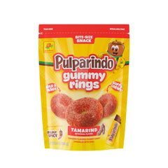 De la Rosa Pulparindo Gummy Rings Mango — vibrant tangy bite with on-the-go appeal