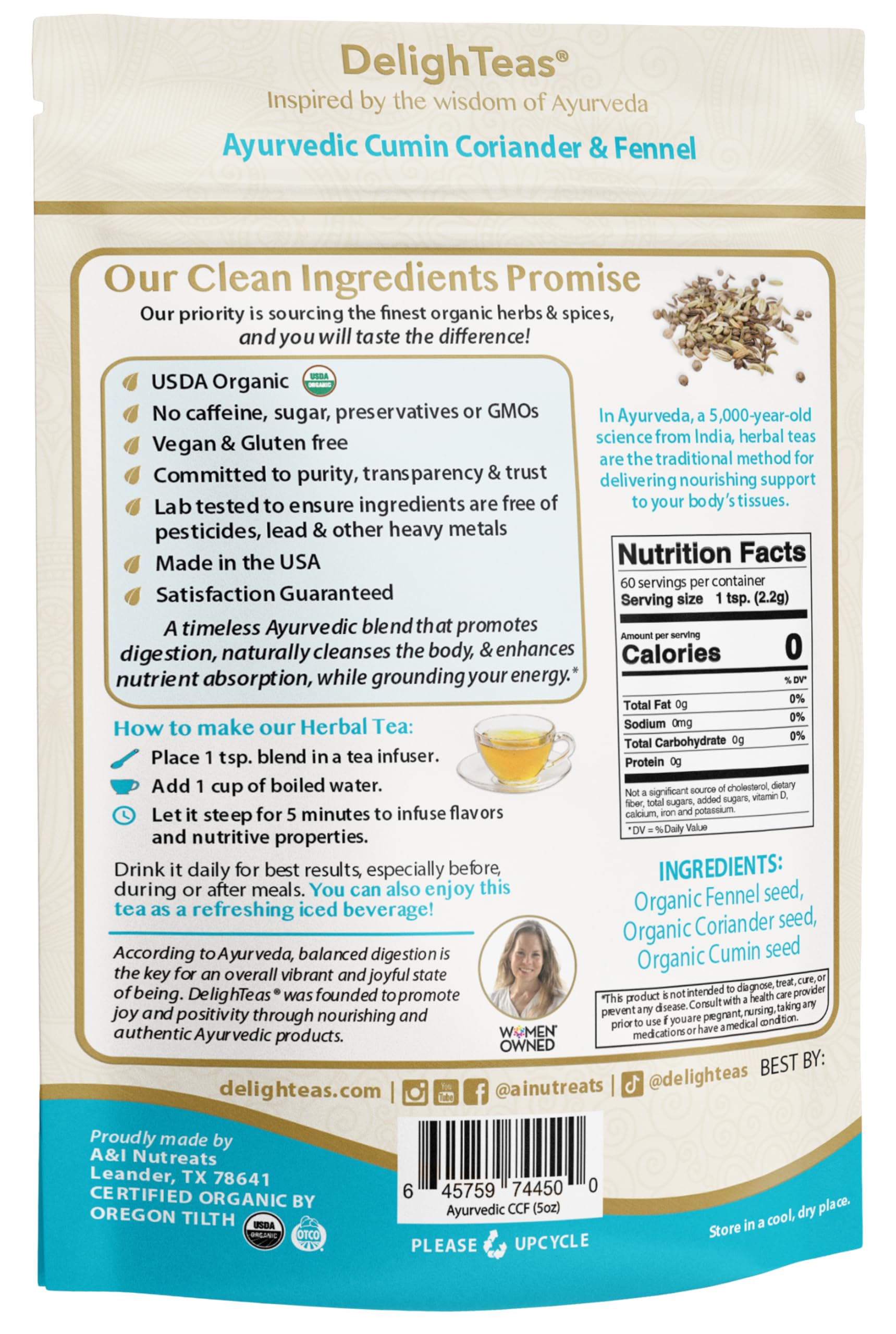 DelighTeas brewing in morning routine over warm kitchen counter