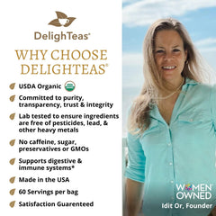 DelighTeas Organic CCF ingredients cumin coriander fennel