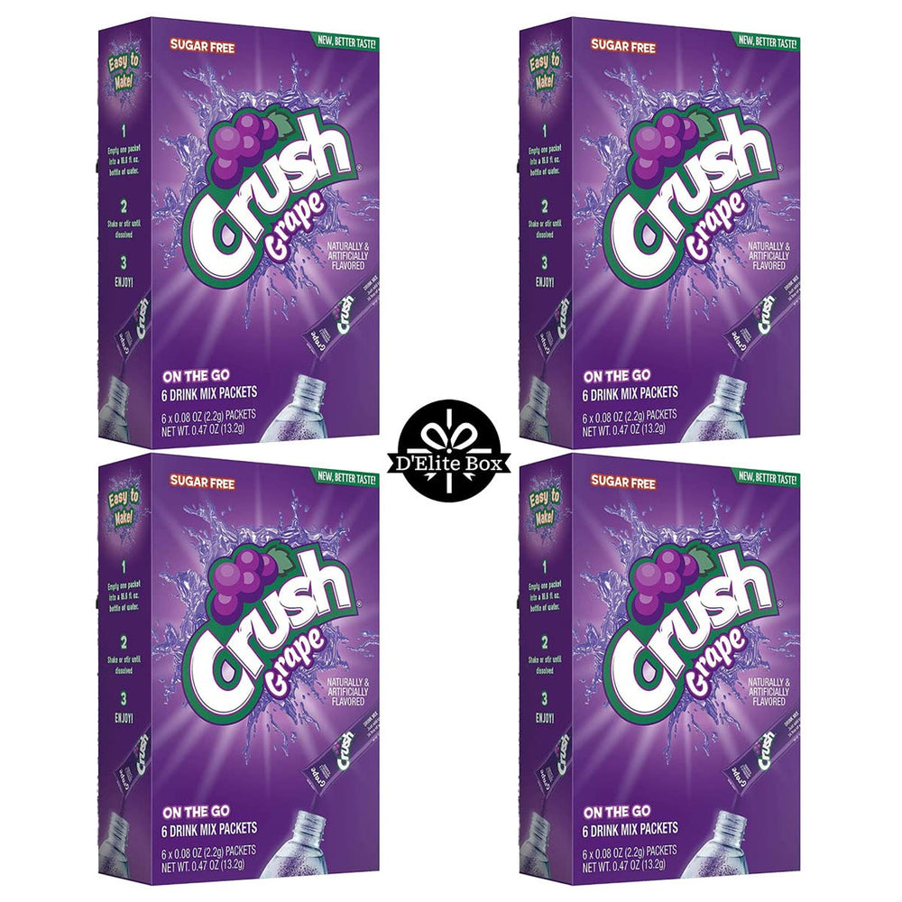 Delite Box Crush Grape box packaging, ideal for organized storage.