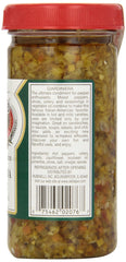 Dell'Alpe Giardiniera Relish Hot on a hot dog for a bold bite.