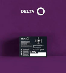 Delta Q MythiQ pods close-up ready for brewing.
