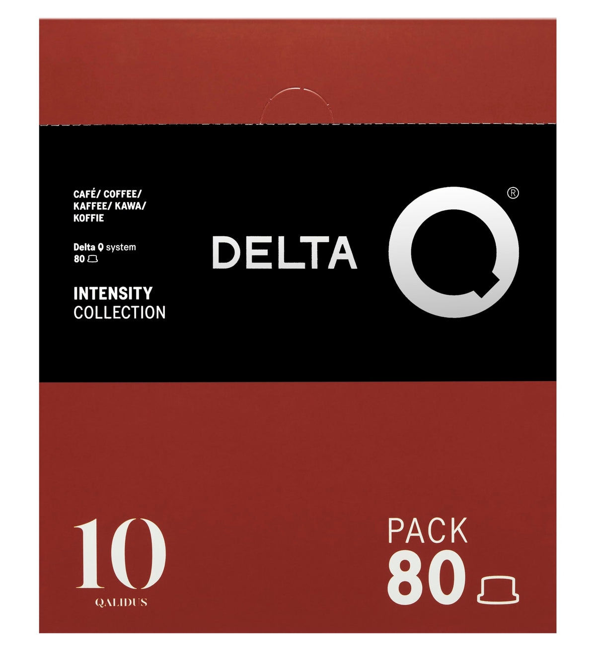 Delta Q Qalidus capsules pack 80 for easy daily espresso
