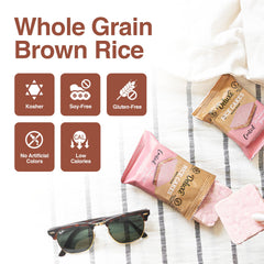 Deluxe & Bla Bla strawberry yogurt coated rice cakes combine fruity tang with crunch.