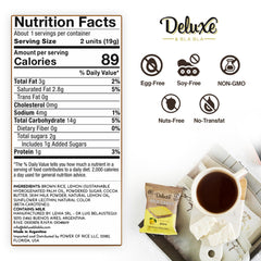 Deluxe & Bla Bla assorted rice cakes in a pack, perfect for lunchboxes