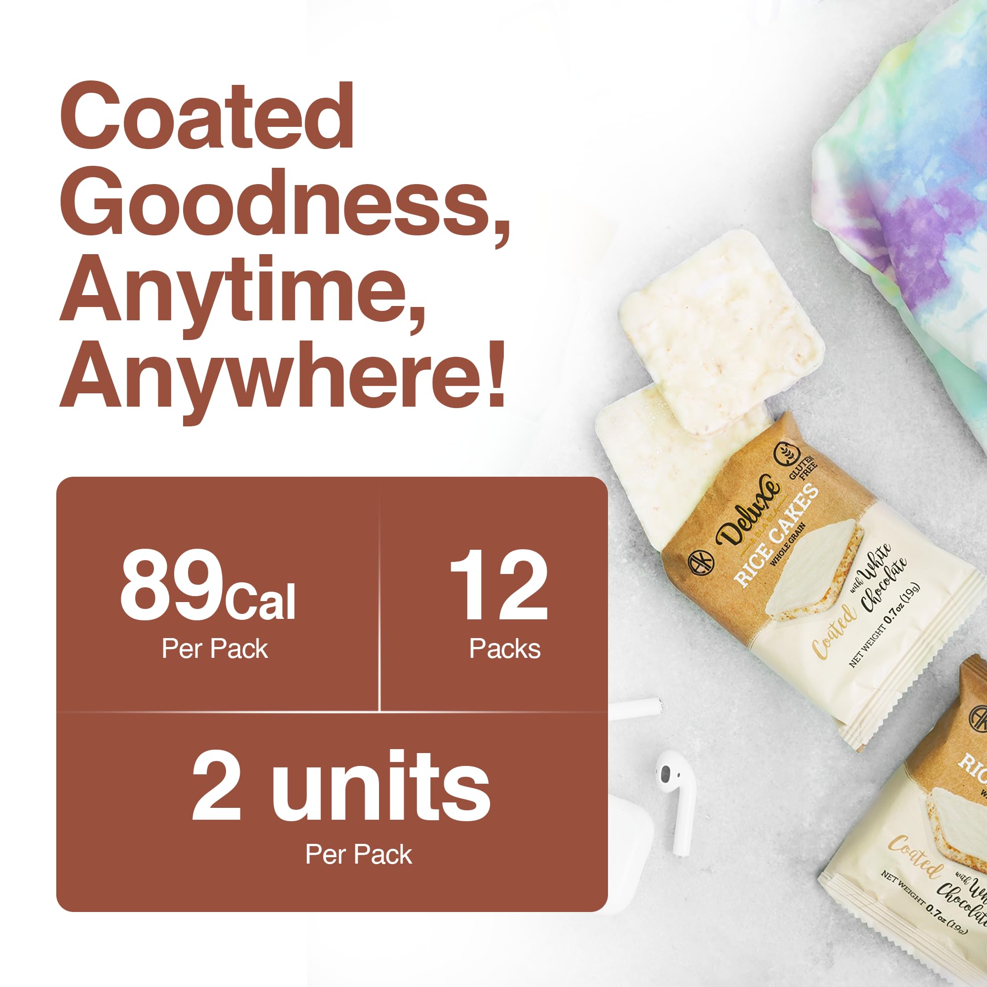 Deluxe & Bla Bla 12-pack packaging keeps snacks ready for lunchboxes.
