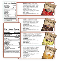Deluxe and Bla Bla stuffed rice cakes pack shot highlighting convenient on-the-go snack.