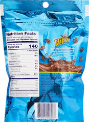 Demet's Flipz pretzel bite shows crunchy texture and creamy chocolate.