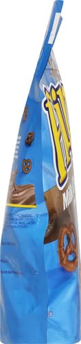 Nutrition label view for Demet's Flipz milk chocolate pretzels.
