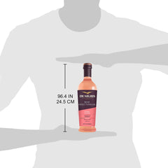 De Nigris Sweet Rosé Vinegar label highlights Italian craftsmanship and sweetness.