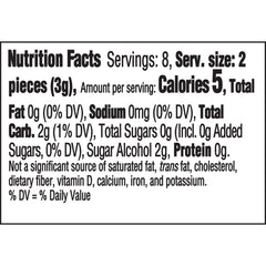 Dentyne Fire Spicy Cinnamon gum nine-pack side view, easy to stash in pockets or bags.