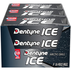 Dentyne Ice Arctic Chill gum pack with 16 pieces for post-meal freshness