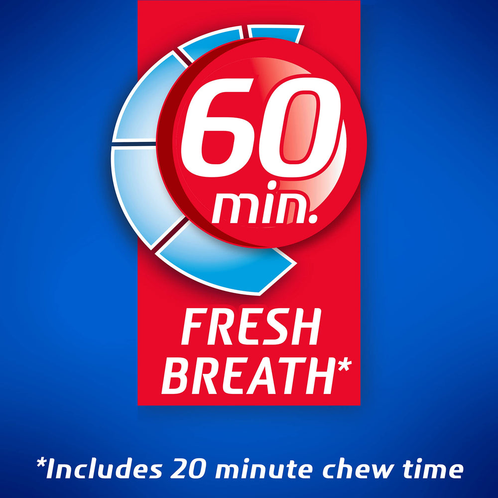Dentyne Ice Peppermint 60 pieces per bulk pack.