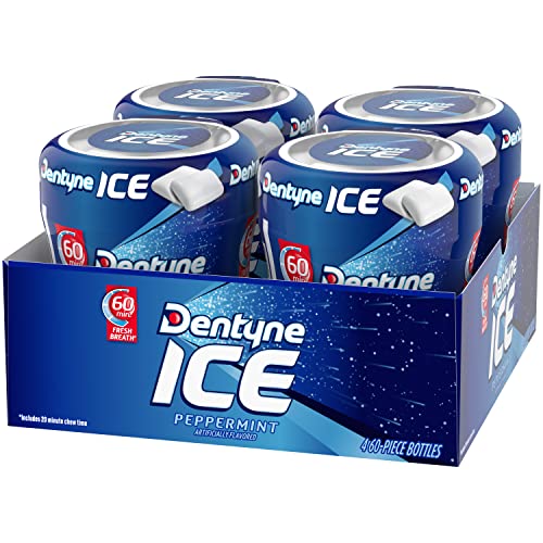 Dentyne Ice Peppermint foil opening shows easy access and sharing.