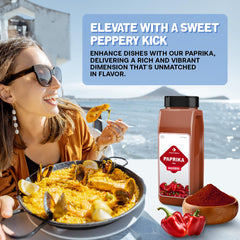 Dependable Foods Paprika ingredients highlighting non-GMO and allergen-free spice