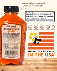 Desert Creek Honey pour-jar highlights unfiltered sweetness ideal for everyday use.