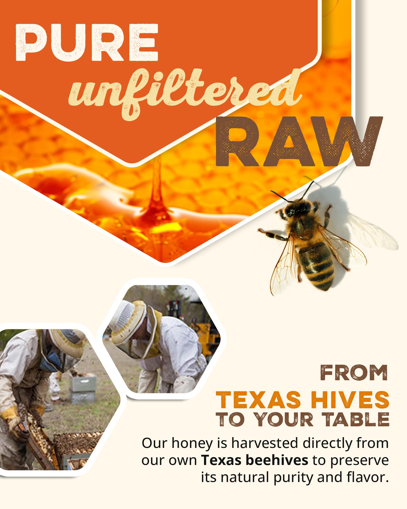 Desert Creek Honey texas-flavor close-up emphasizes regional nectar notes and taste.