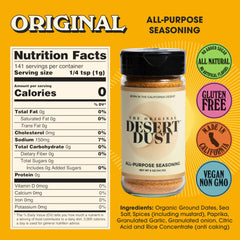Desert Dust organic date sugar highlight adds natural sweetness for chicken rubs.