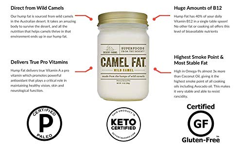 Desert Farms camel fat is halal, gluten-free, and versatile.