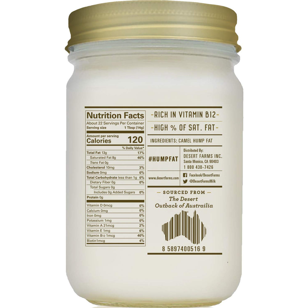 Desert Farms camel fat texture ideal for dipping and sautéing.