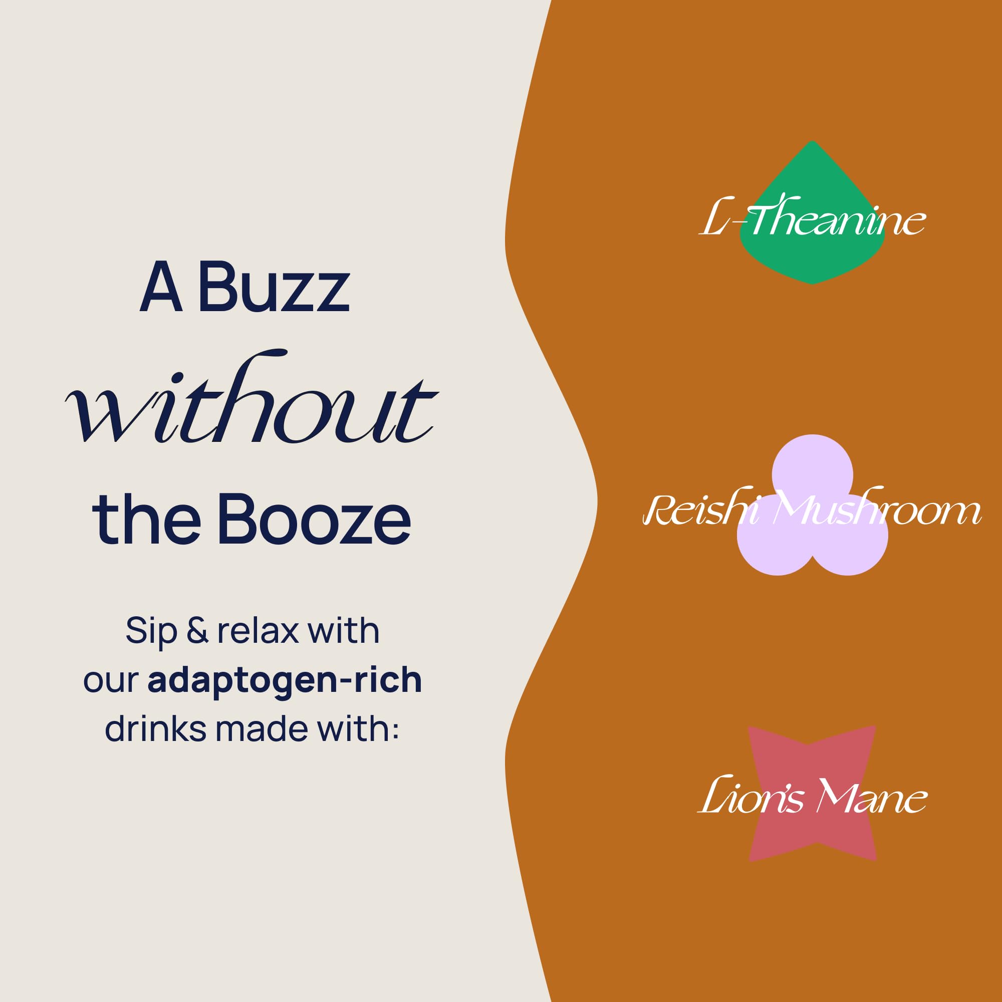 De Soi Purple Lune label featuring adaptogens for calming focus during unwinding