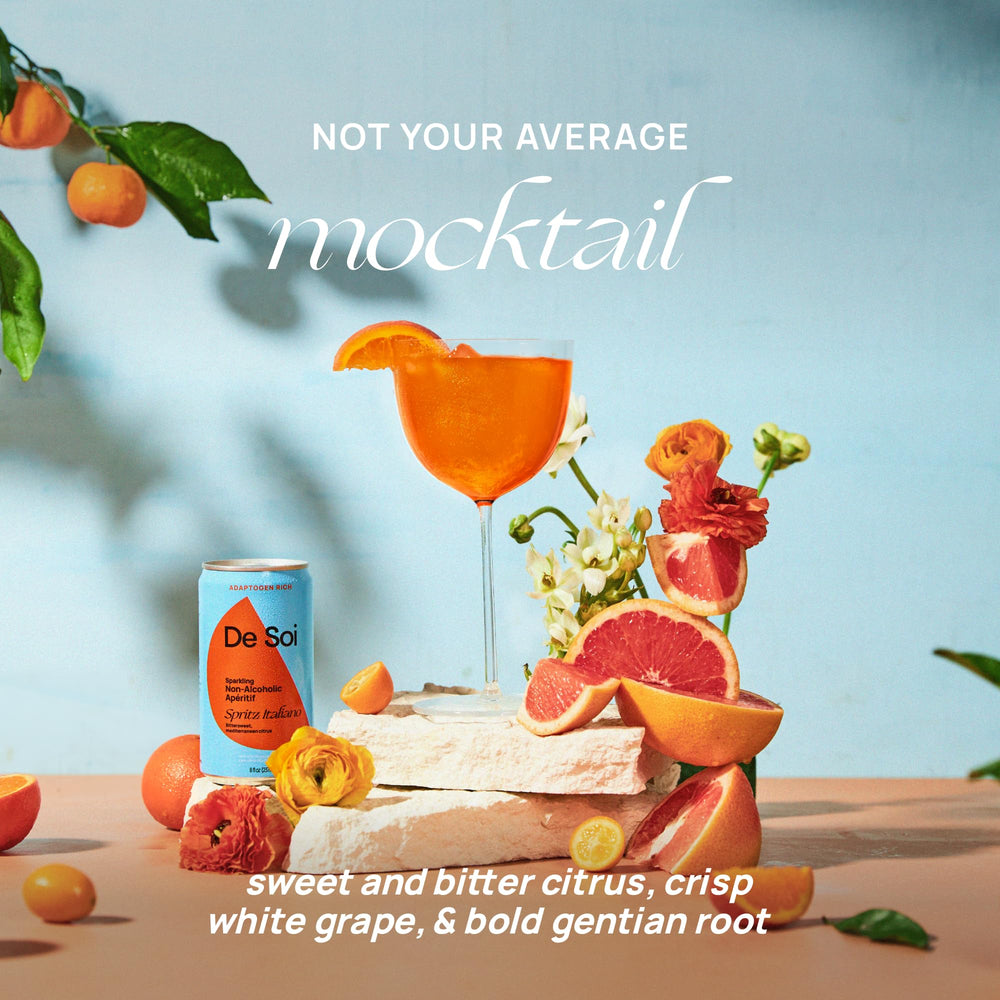 Chilled Spritz Italiano in a glass with bubbles, ready to enjoy