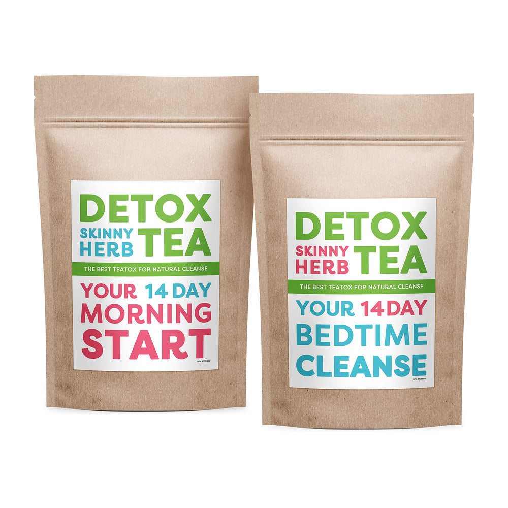 Detox Skinny 14-day packaging set for a daily cleanse ritual