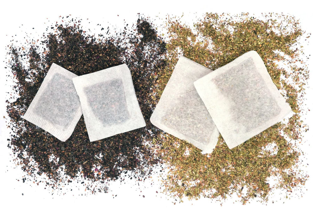 Detox Skinny herbal tea in a clear glass cup with aromatic calm