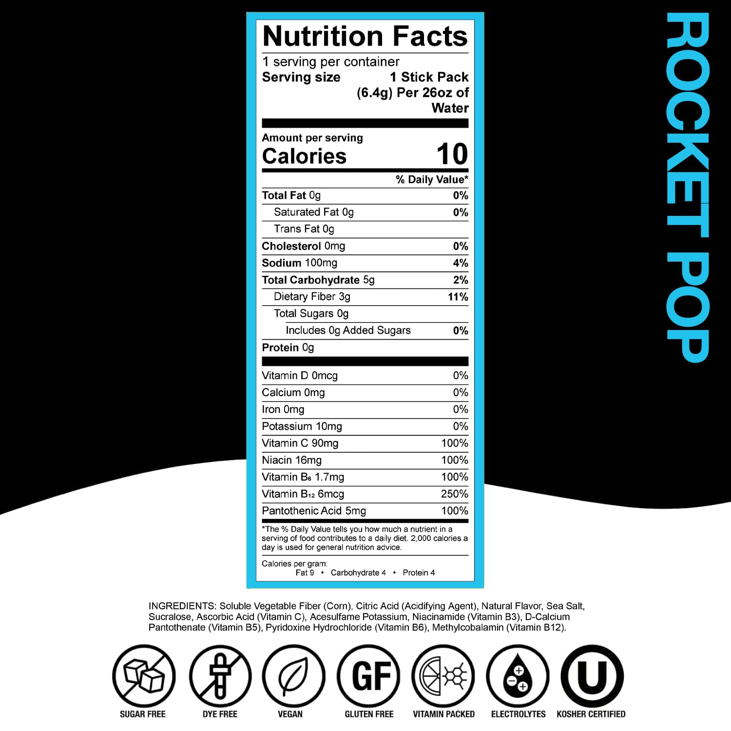 Devotion HydroFLEX in a glass of sparkling water offering a sugar-free flavor boost