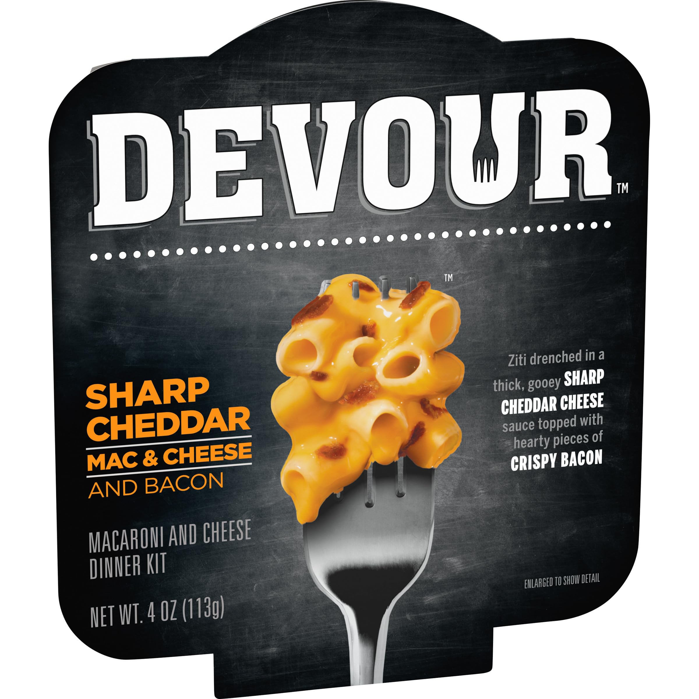 Devour creamy cheddar sauce coats ziti for velvety bites.