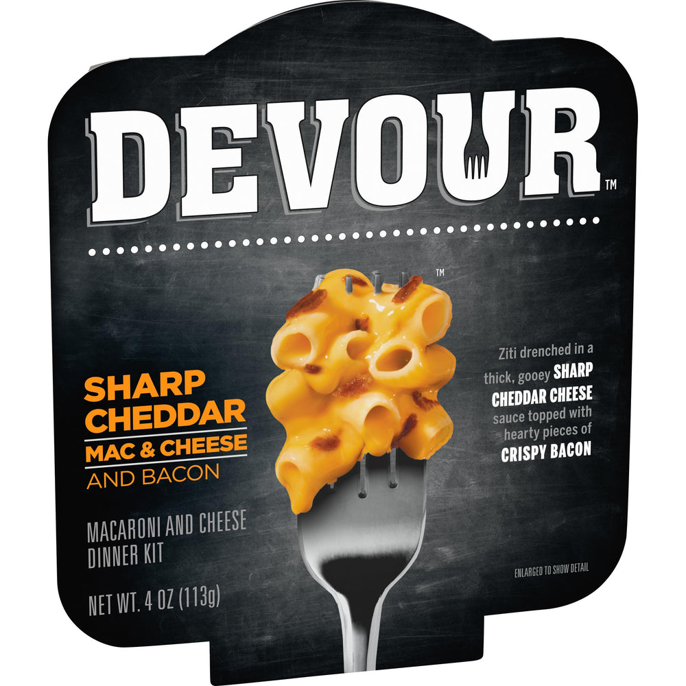 Devour creamy cheddar sauce coats ziti for velvety bites.