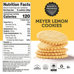 Dewey's Meyer Lemon Cookie Thins served on a platter for gatherings.