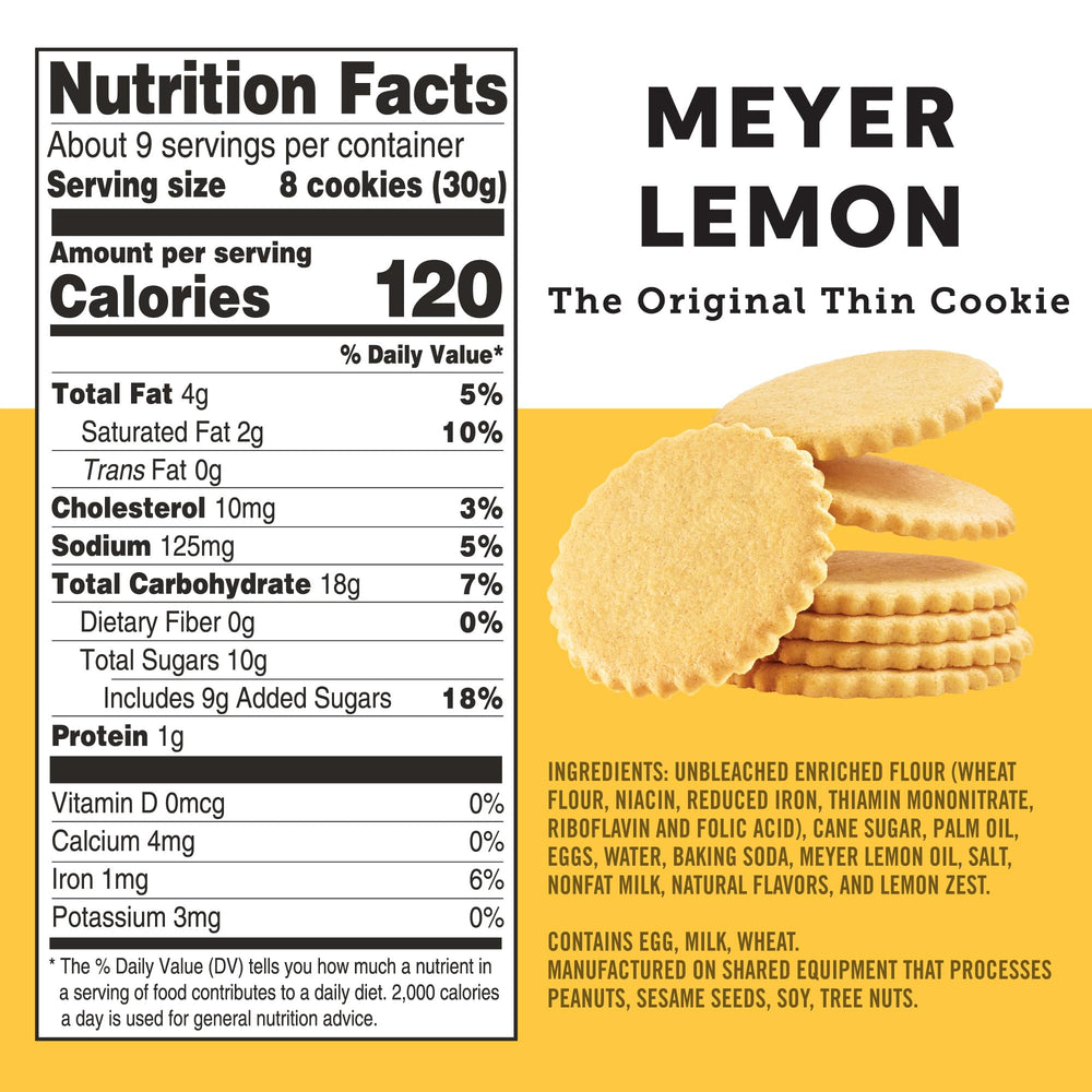 Dewey's Meyer Lemon zest sprinkle close-up highlighting tangy citrus notes