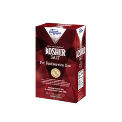 Diamond Crystal Kosher Salt crystal flakes close-up for precise light seasoning