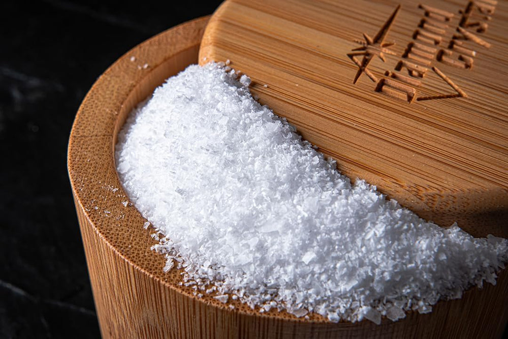 Diamond Crystal Kosher Salt stack display showing value of a full nine-pack.