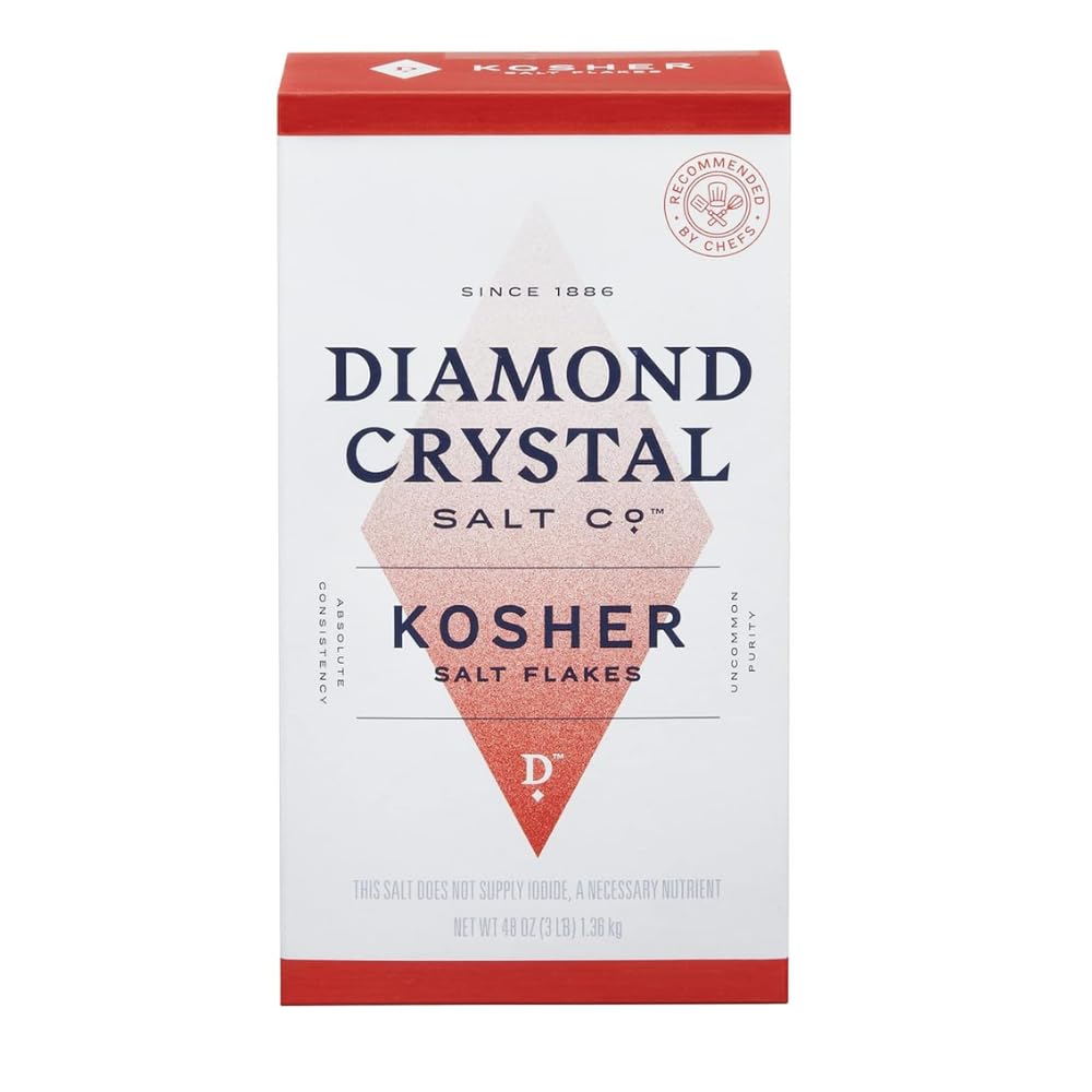 Diamond Crystal Kosher Salt packaging for easy storage in busy kitchens