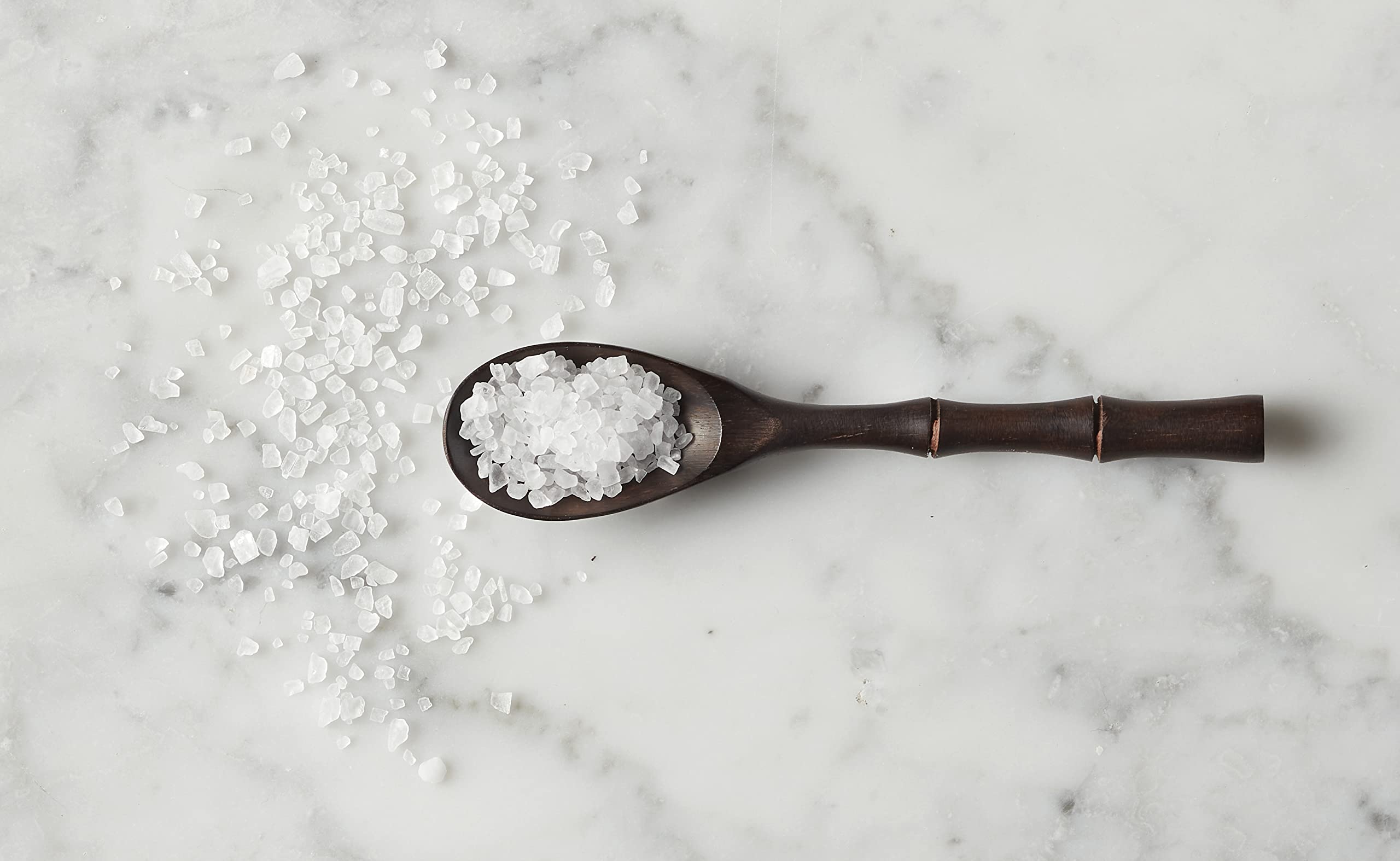 Diamond Crystal Sea Salt 2LB packaging on display for bulk storage.