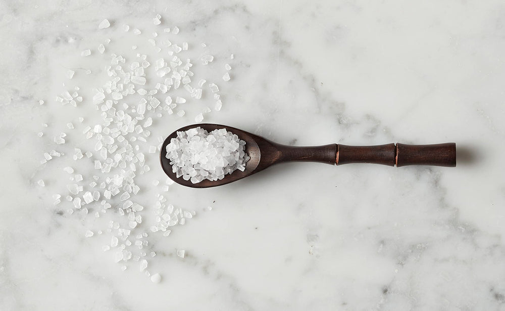 Diamond Crystal Sea Salt 2LB packaging on display for bulk storage.