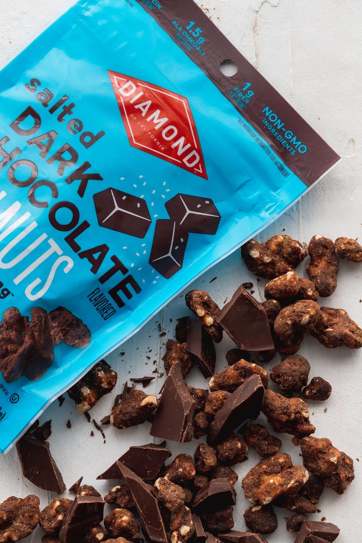 Diamond of California baking with walnuts scene indicates easy sweet-bake integration