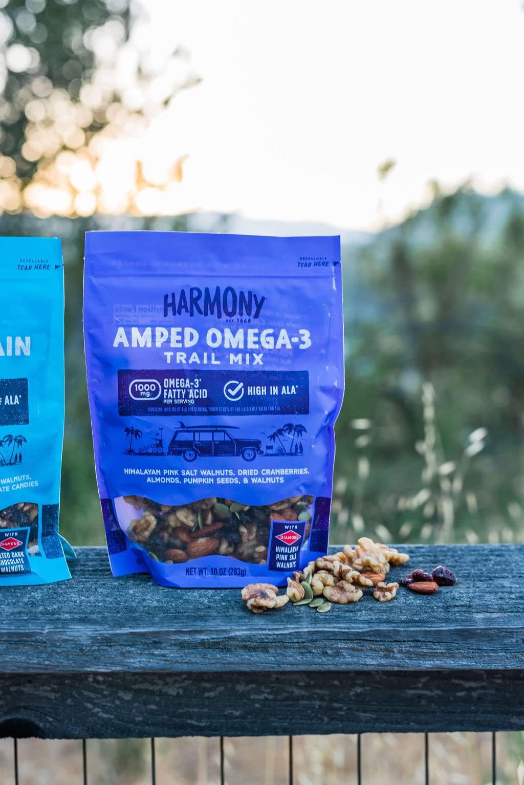 Almonds and walnuts deliver crunch with 4 g protein per serving.