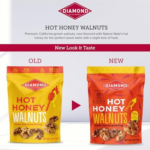 Diamond of California kosher-certified walnuts in packaging.
